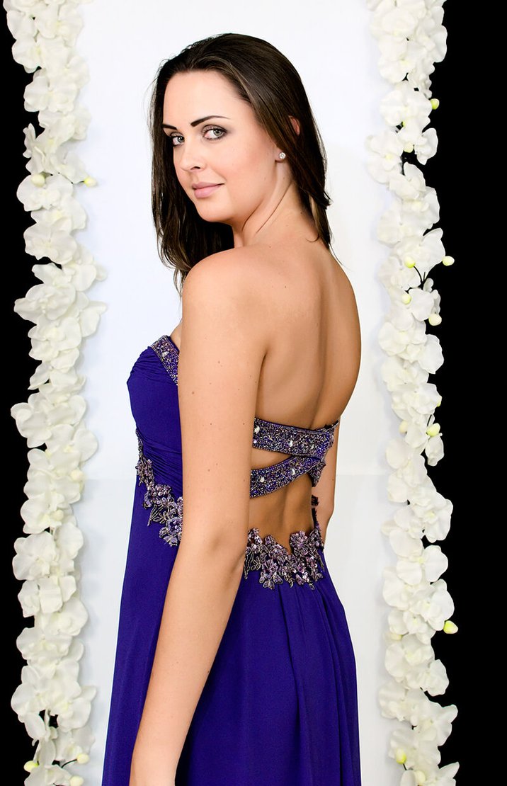 Vestido de fiesta Elena Reynoso Modelo Cielo