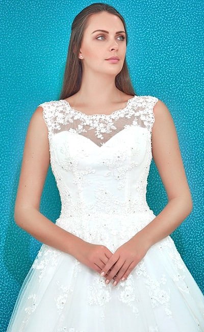 Un vestido de Novia clásico pero a la vez juvenil.