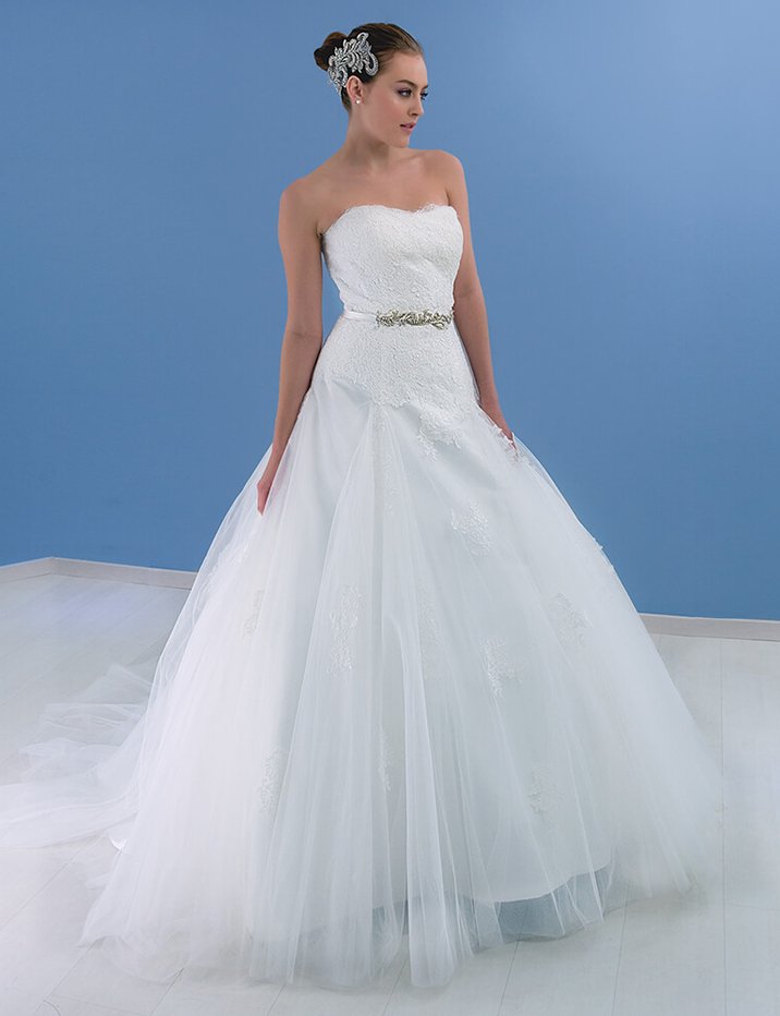 Hermoso vestido de novia