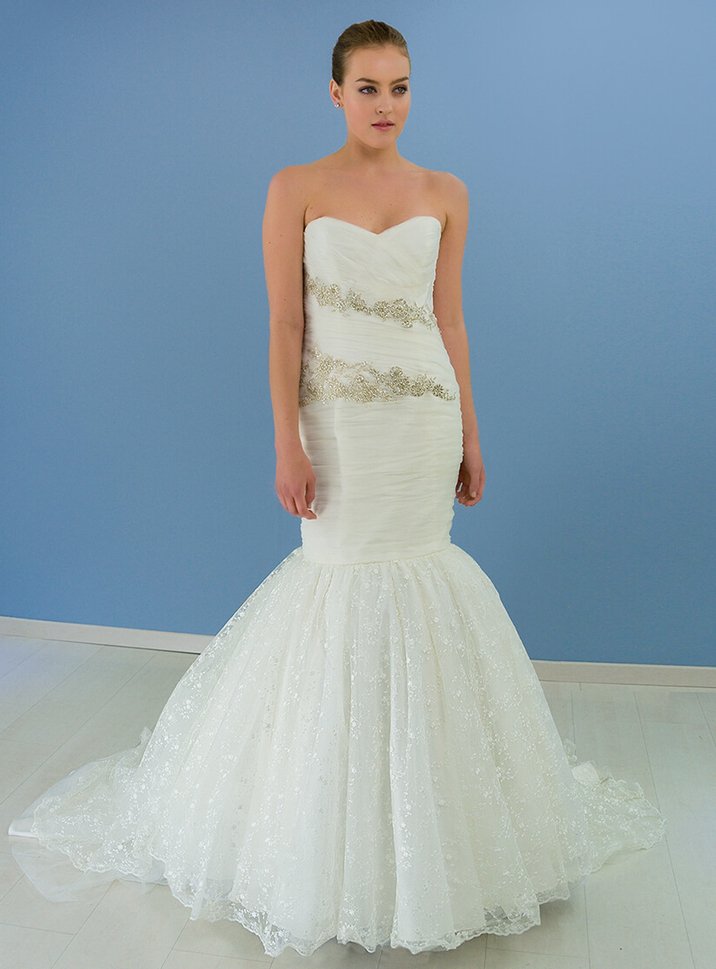 Vestido de Novia escote corazon