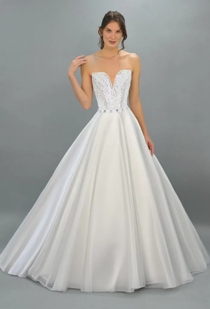 Vestido de novia imperio colección Venus de Elena Reynoso