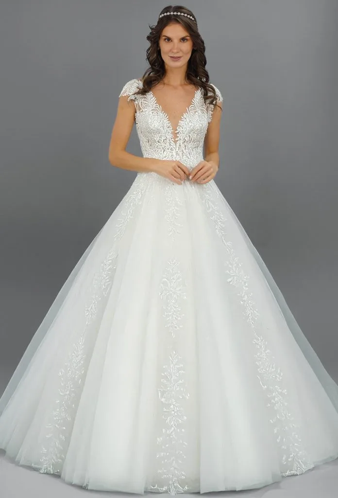 Vestido de novia kaori colección Venus de Elena Reynoso