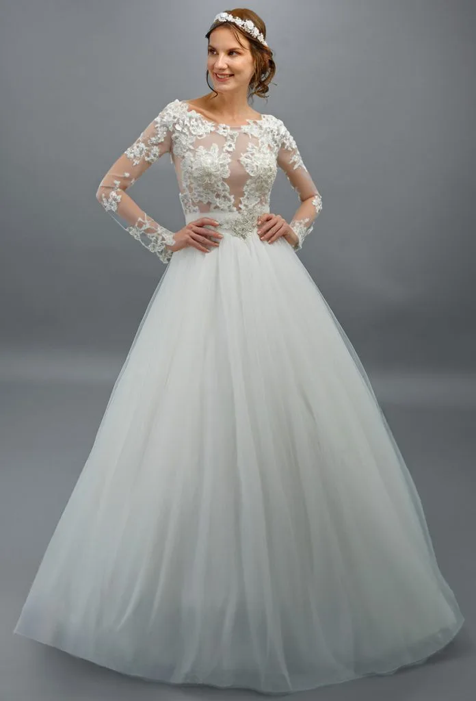 Vestido de novia letizia colección Venus de Elena Reynoso
