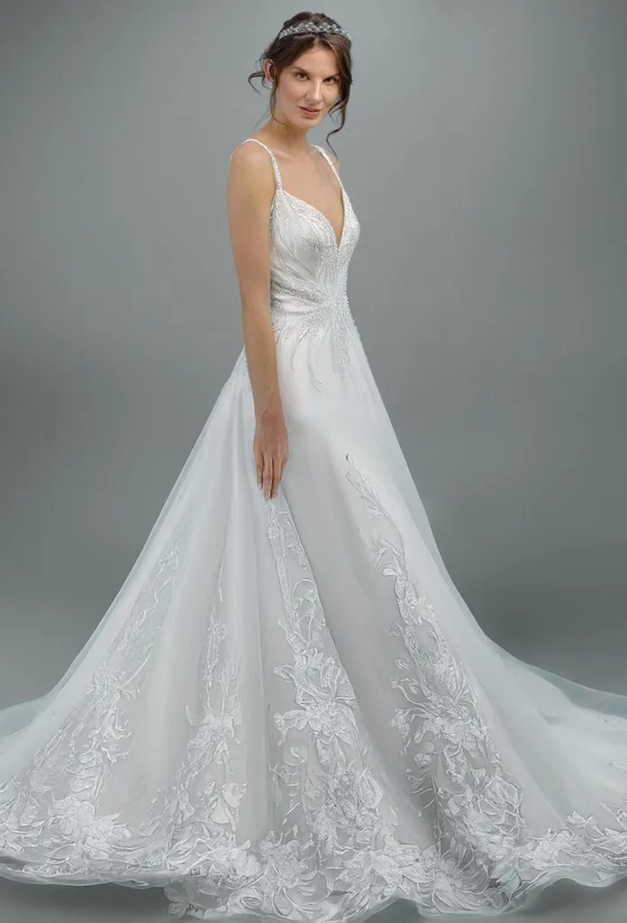 Vestido de novia rossi colección Venus de Elena Reynoso