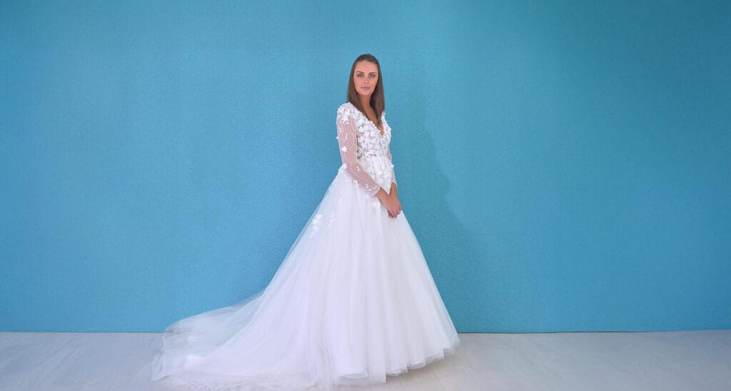 Vestido de Novia corte princesa