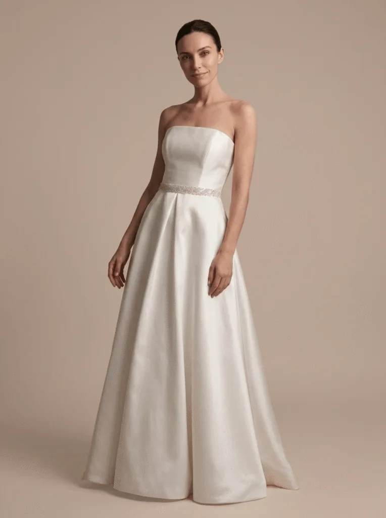 Vestido de novia moderno Elena Reynoso