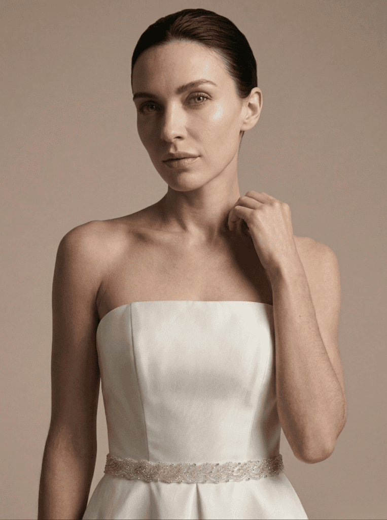 Vestido de novia moderno Elena Reynoso Velvet