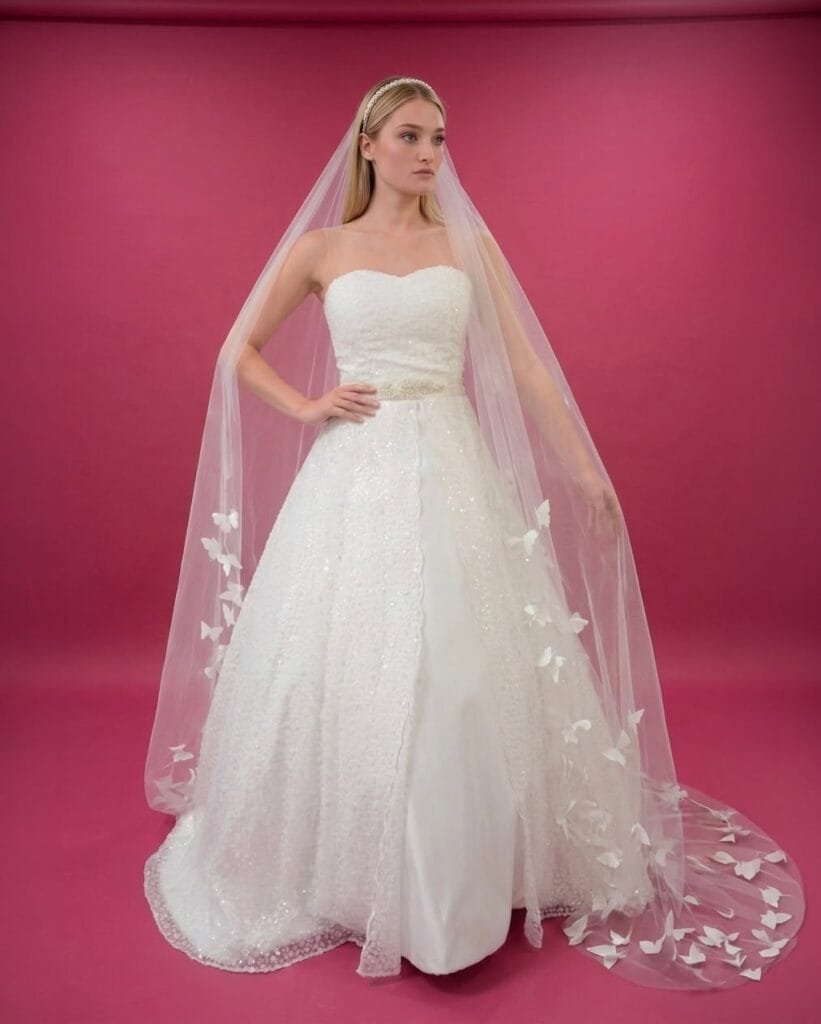 Vestido de novia moderno Elena Reynoso