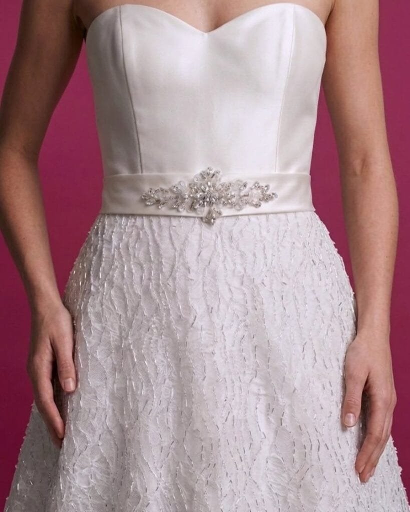 Vestido de novia moderno Elena Reynoso