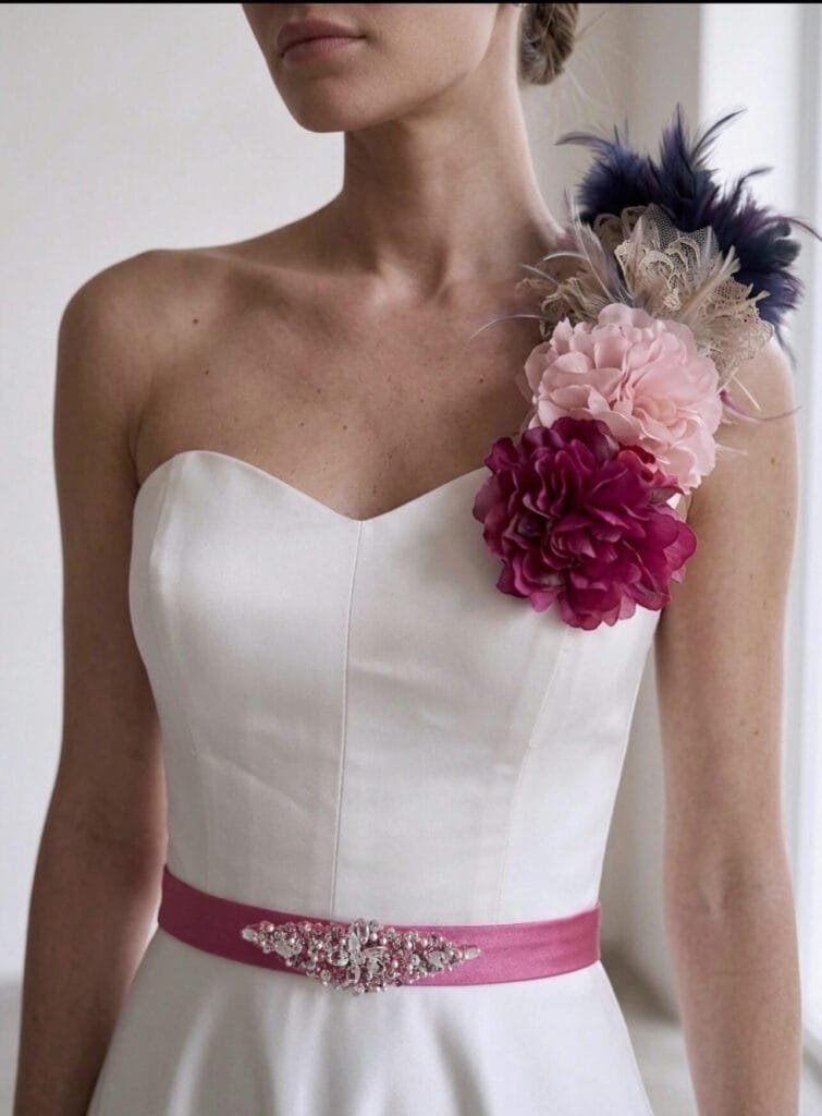 Vestido de novia moderno Elena Reynoso