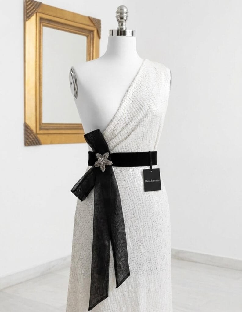 Vestido de novia moderno Elena Reynoso