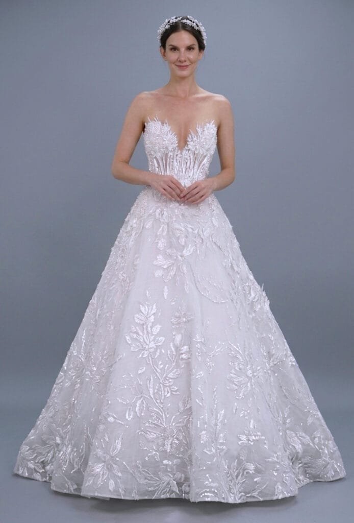 Vestido de novia moderno Elena Reynoso